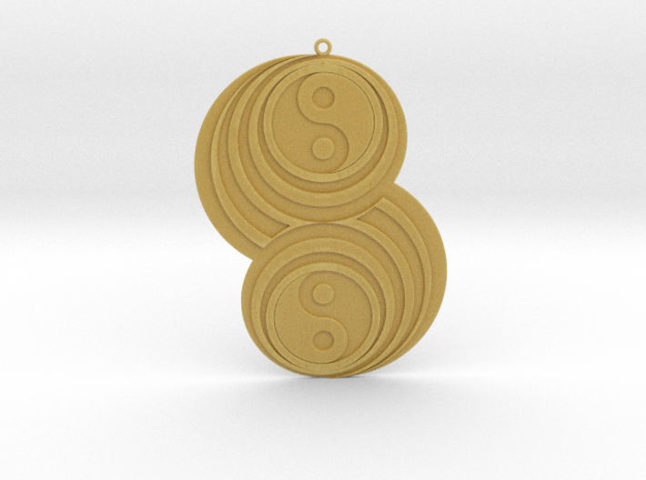 Pendant crop circles 3d printed