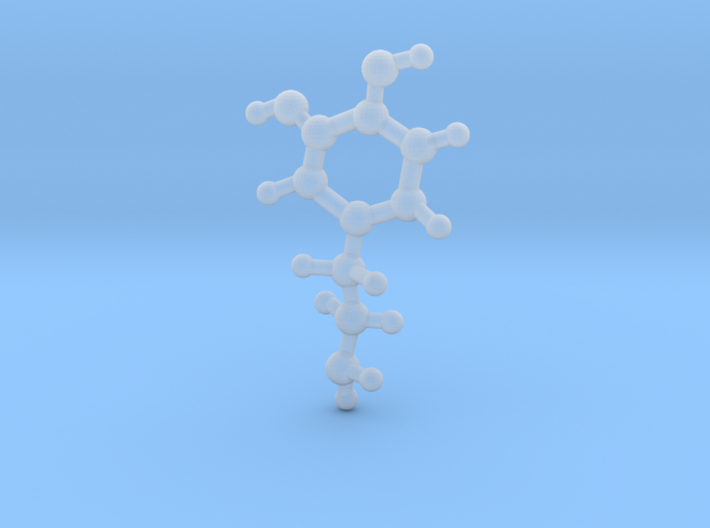 Dopamine Molecular Structure 3d printed