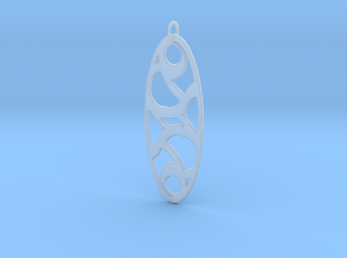 Circle Pendant 3d printed