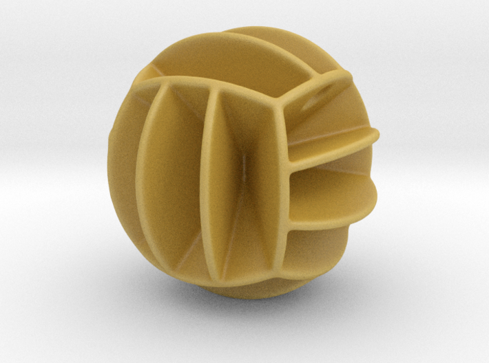 DRAW pendant - volleyball style 1 3d printed