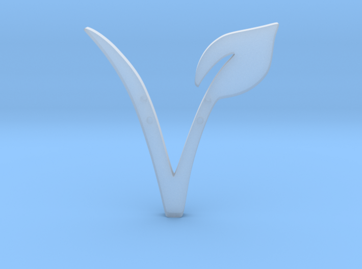 Vegan Symbol 3d printed