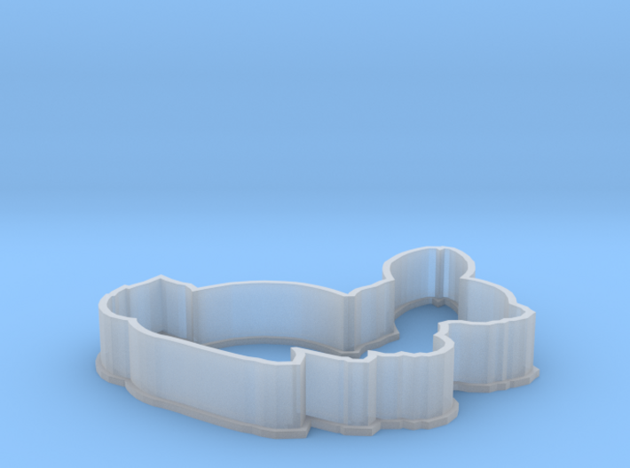 Bunny cookie cutter 3d printed