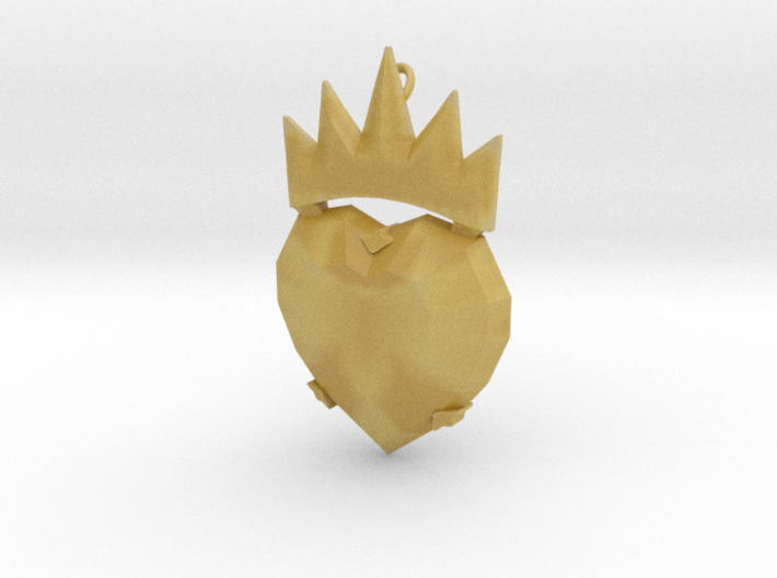Disney Descendants Evie heart shaped pendant 3d printed