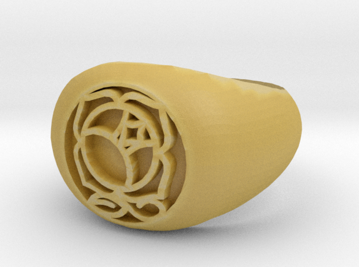 Utena Rose Signet Ring- US size 4.5 3d printed 