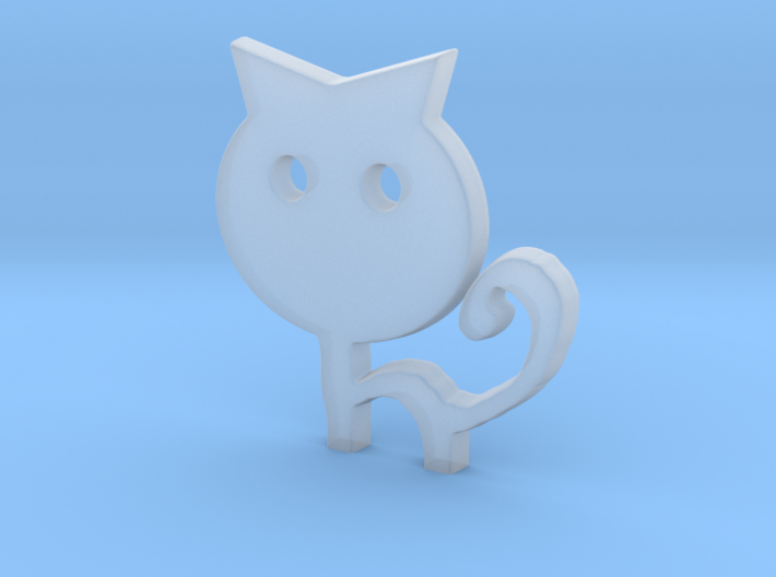 Keychain Cat 3d printed