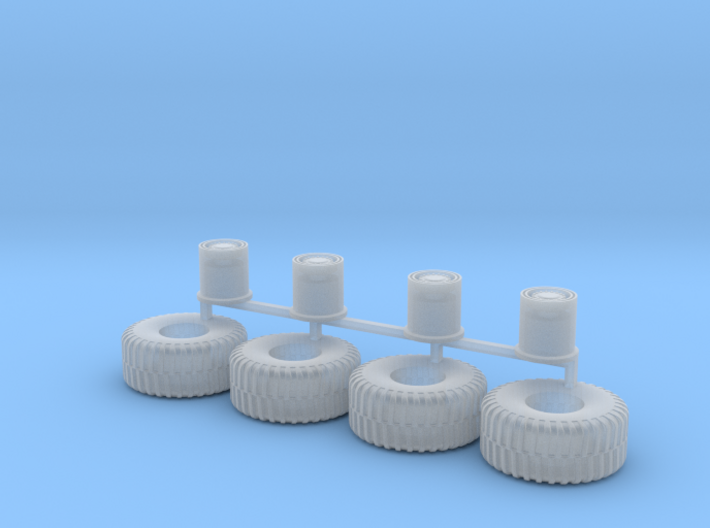 HO scale heavy Equipment Tires 01 3d printed