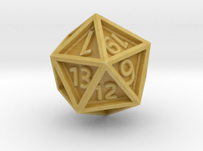 Dice: D20 edition 4 3d printed