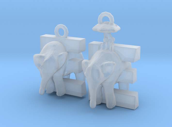 E Is For Elephants 3d printed