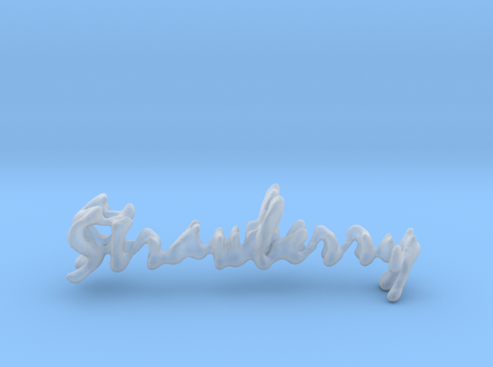 Strawberry Strawberry Necklace 3d printed
