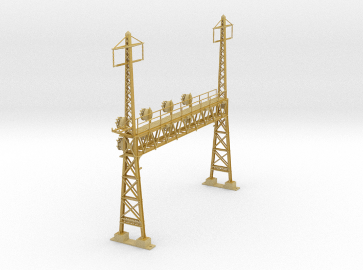 CATENARY PRR LATTICE SIG 4 TRACK 2 PHASE N SCALE  3d printed 