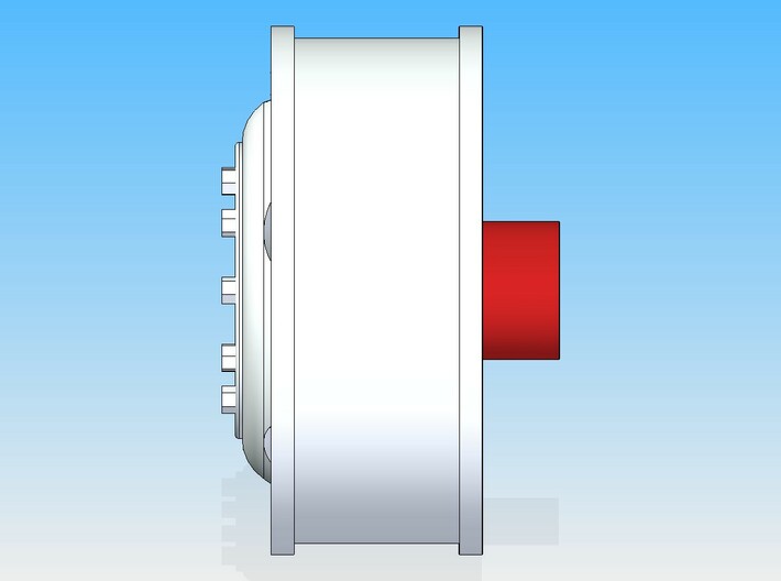 5-hole rim set 1:25 3d printed 