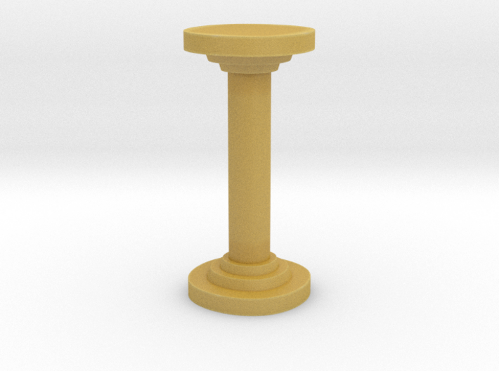 Sharp Round Pillar 3d printed