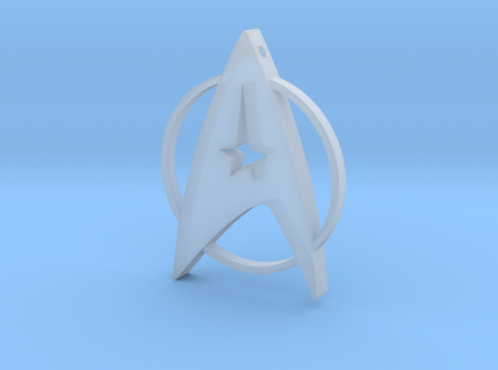 Star Trek Pendant 3d printed