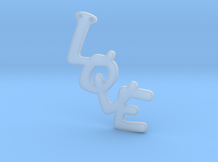 Pendent- Love 3d printed