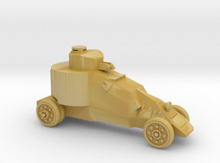Benz-Mgebrov Armoured Car (6mm - 1/285) 3d printed