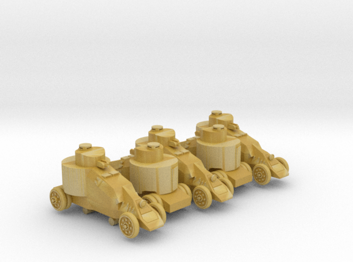 Benz-Mgebrov Armoured Car (6mm, 5up) 3d printed