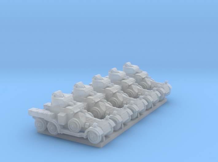Lanchester MkII (6mm, 5-up) 3d printed