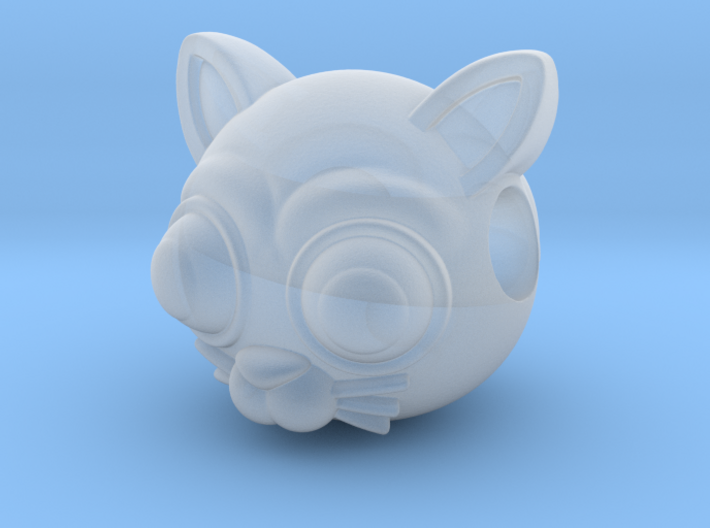 Reversible Cat head pendant 3d printed
