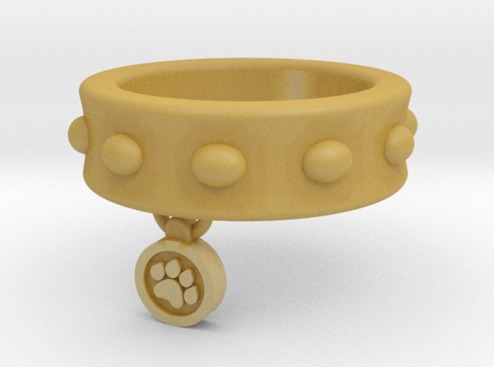 Dog Collar Ring 3d printed