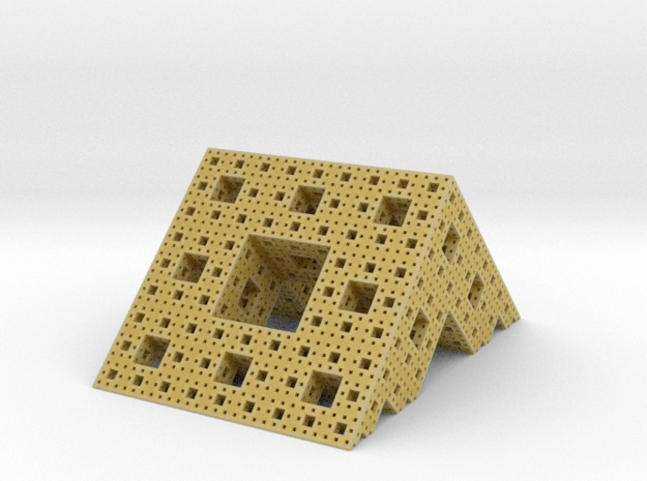 Menger roof (4 iterations) 3d printed
