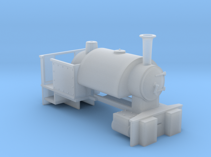 *REDUCED* 009 Industrial Bagnall Body (4mm scale) 3d printed