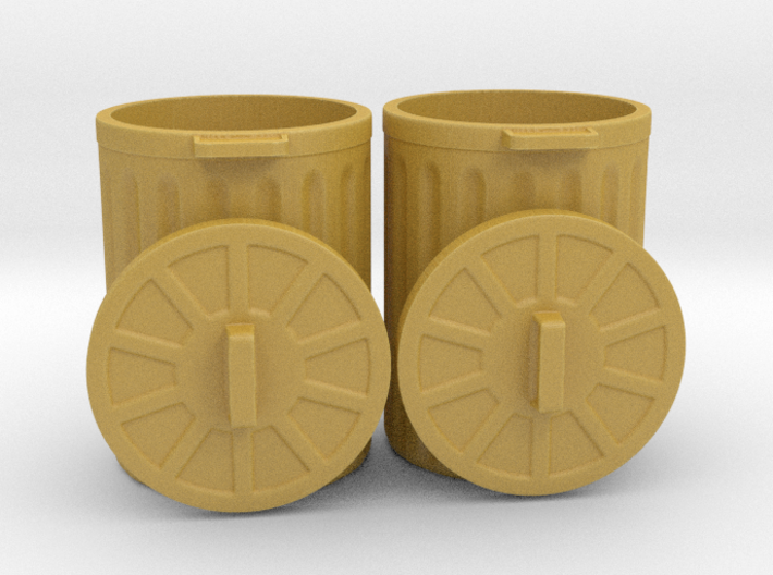 generic trash cans for tabletop games 3d printed 