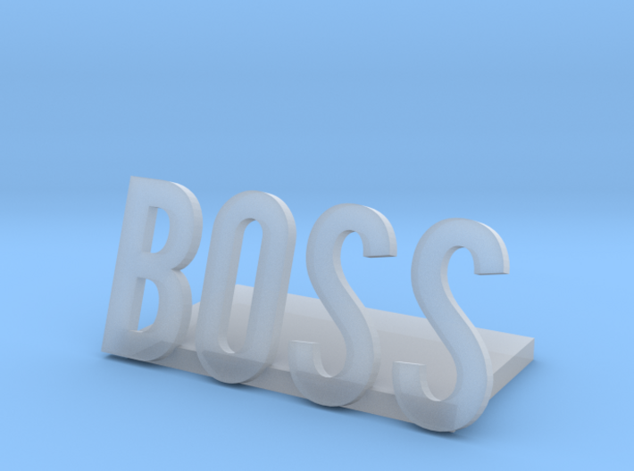 boss logo1 desk bussiness 3d printed