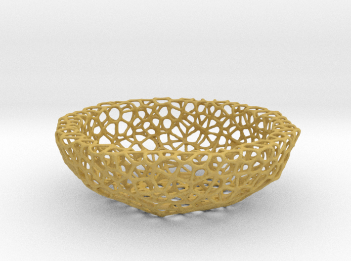 Key shell / bowl (11,5 cm) - Voronoi-Style #2 3d printed