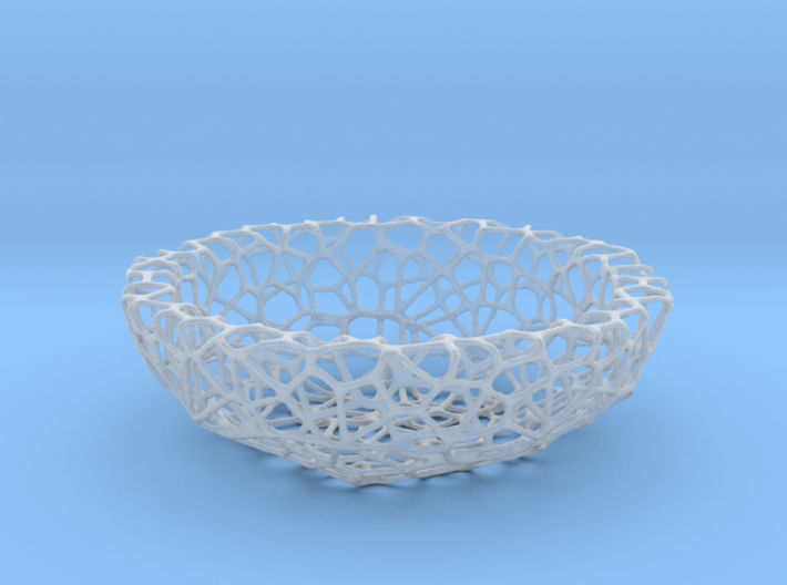 Mini shell / bowl (6 cm) - Voronoi-Style #1 3d printed