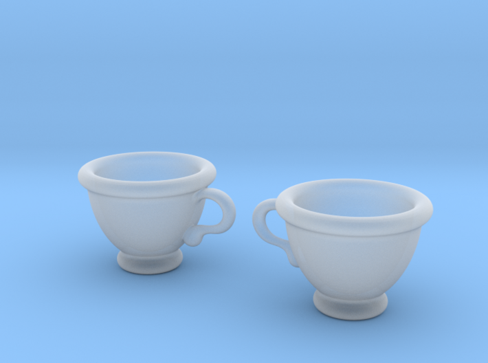 Coffee Cups Earrings 3d printed