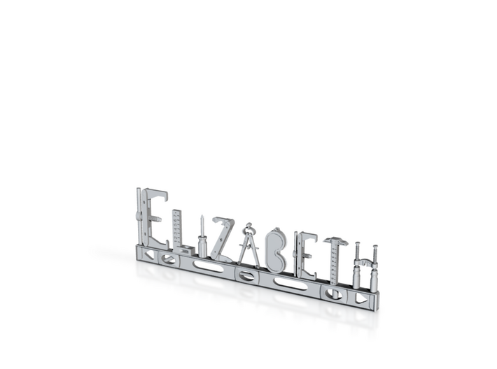 Elizabeth Nametag 3d printed