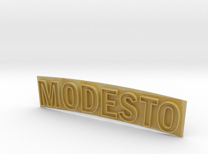 MODESTO ARCH SIGN 1:48 3d printed