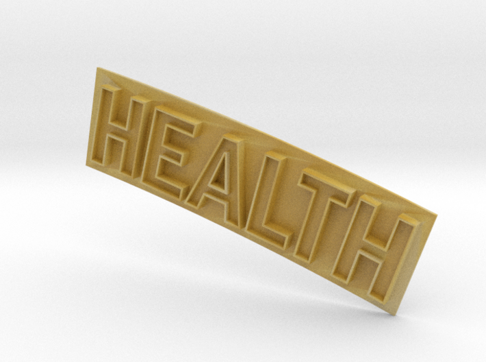 HEALTH 3d printed
