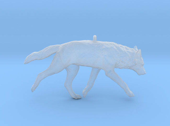 Trotting wolf 3d printed