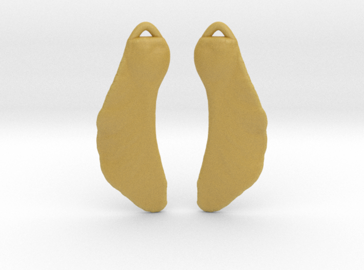 Maple Seed Earrings 3d printed