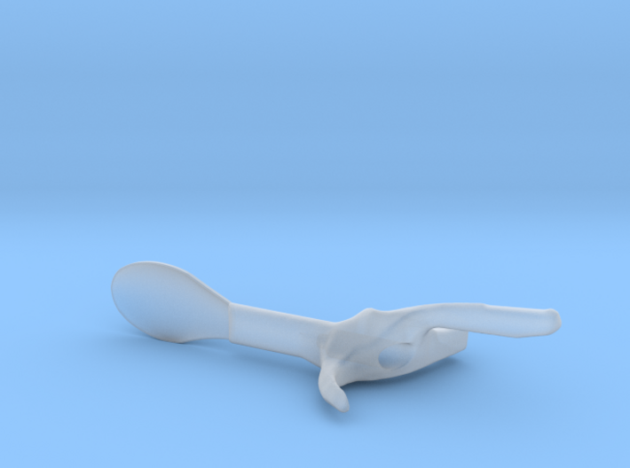 Left Hand Large Spoon 3d printed