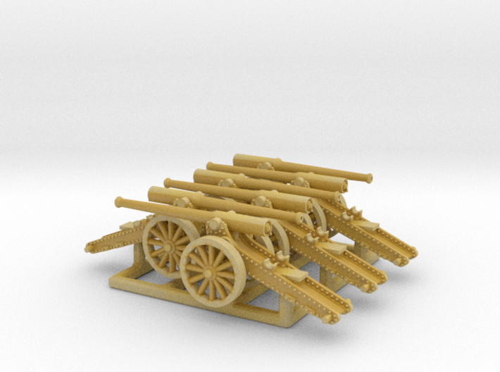 Boer War Long Tom (6mm 6-up) 3d printed 