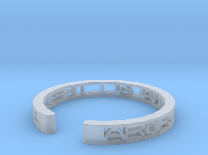 Aboriginal All The Time Bracelet 3d printed