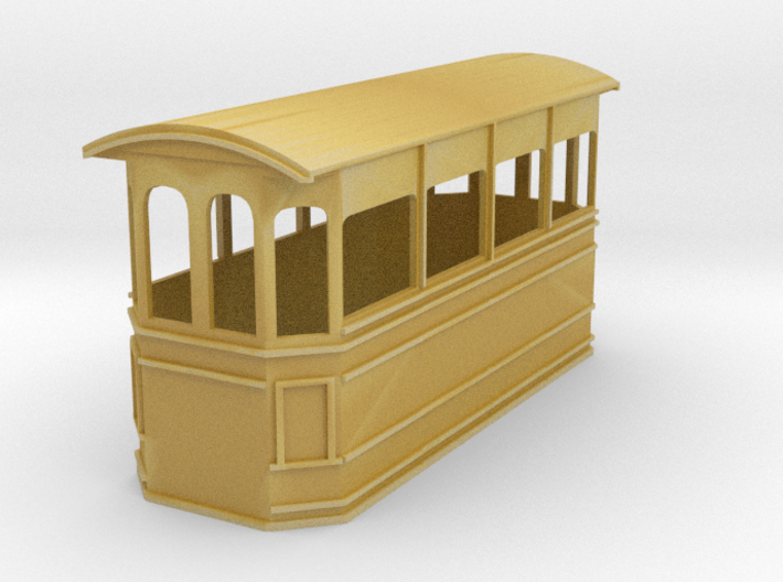 Kitson style steam tram 009 3d printed 