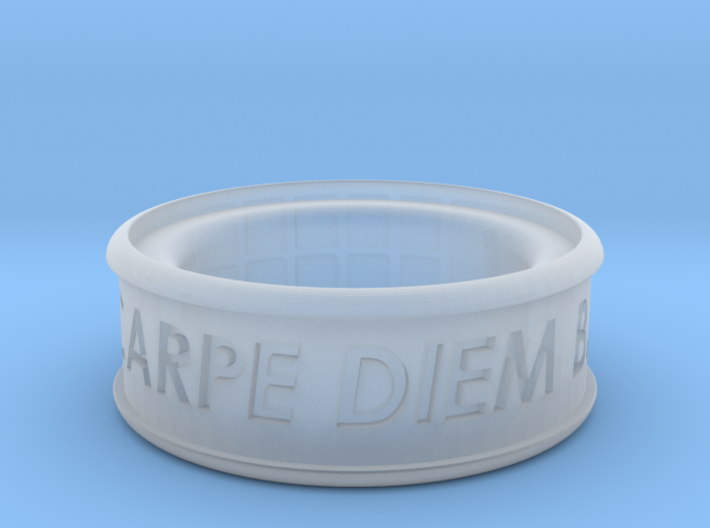 Carpe Diem Ring 5 Inch Diameter 3d printed