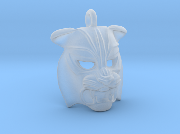 Plastic Tiger Small Pendant 3d printed