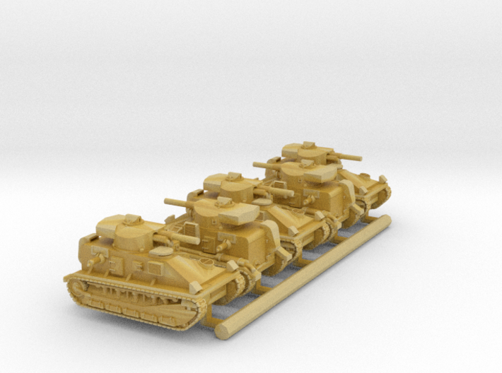 Vickers Medium MkII* (6mm, 5up) 3d printed