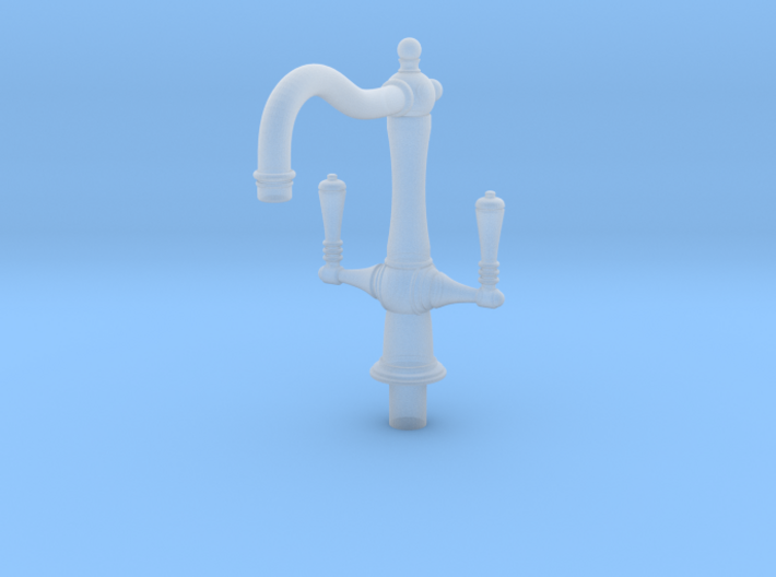 Miniature Dolls House Kitchen Faucet A, 1:12 3d printed