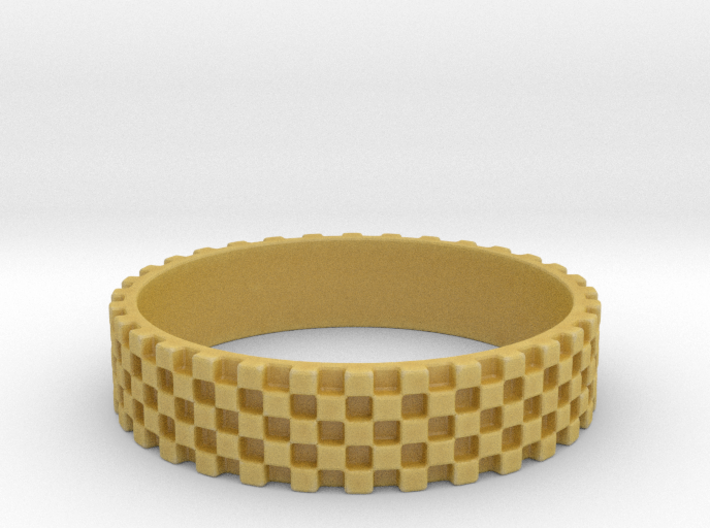 Perfect Square Ring (Size-5) 3d printed