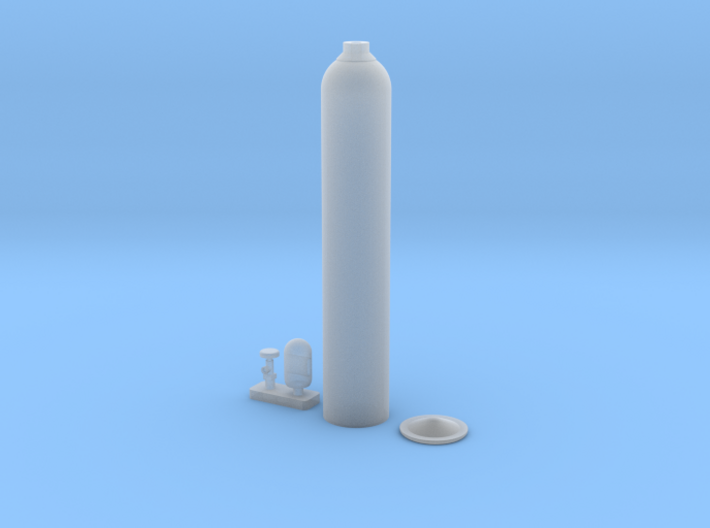 Oxygen Cylinder 1/24 3d printed