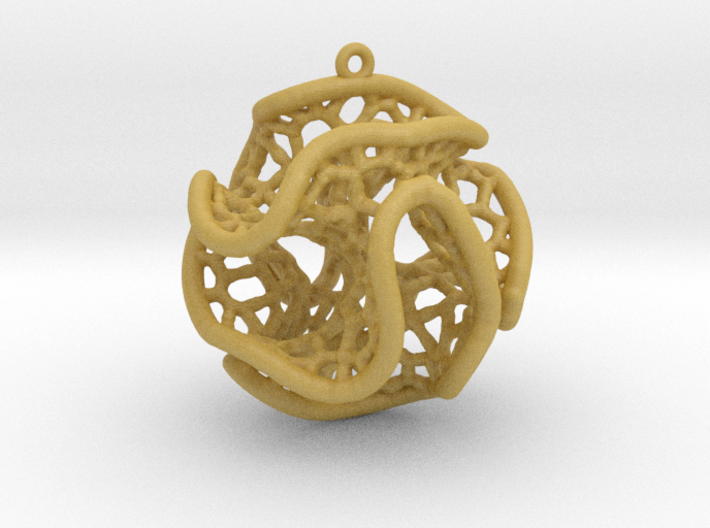 Minimal Surface Christmas Bauble 3d printed