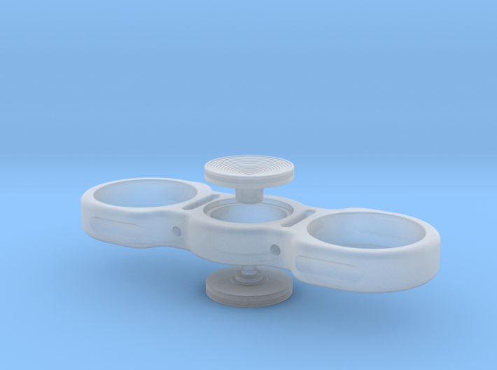 25 Sentimo Spinner with Buttons 3d printed
