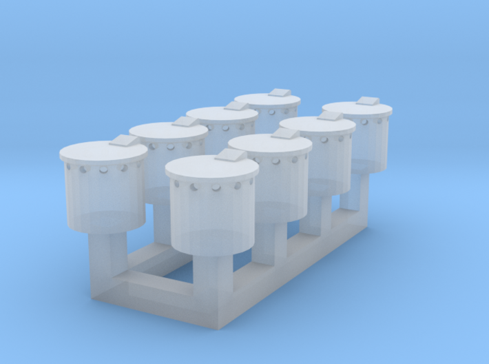 Oil Pots Only OO 3d printed