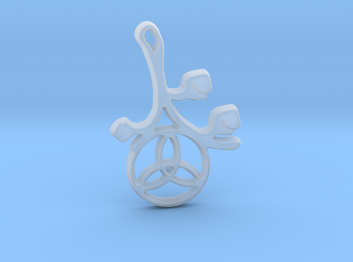 Earthly Spring Triquetra by ~M. 3d printed