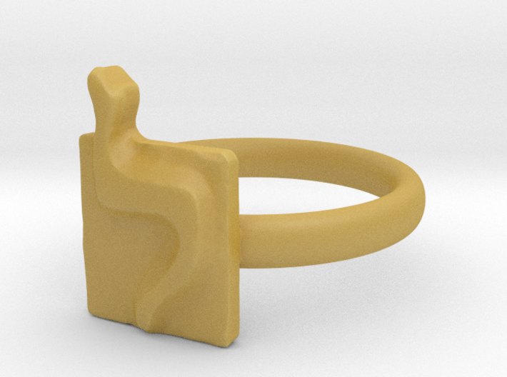 12 Lamed Ring 3d printed